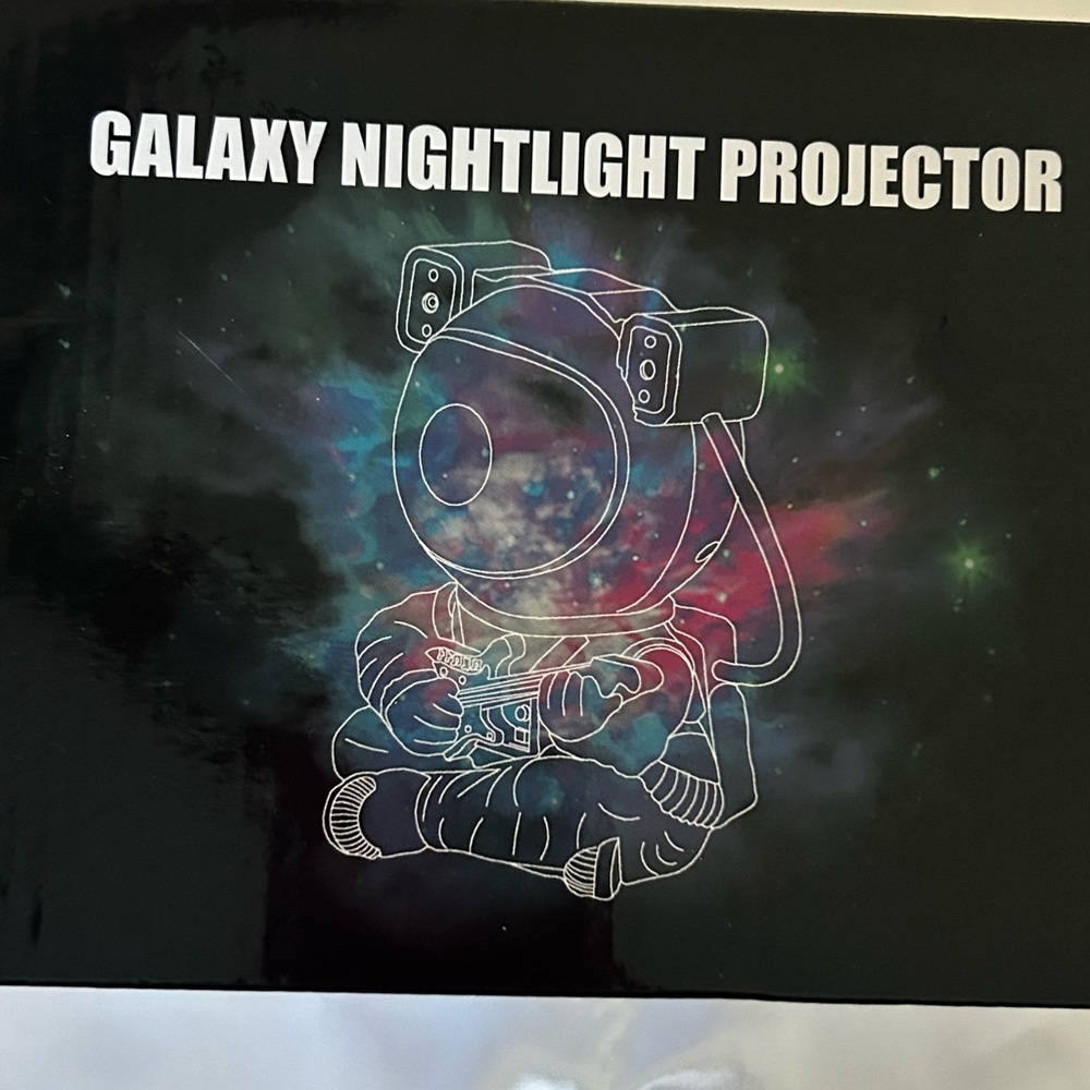 Galaxy Night Light Projector LED Lamp With Remote Control Guitar Astronaut NEW - Picture 2 of 5
